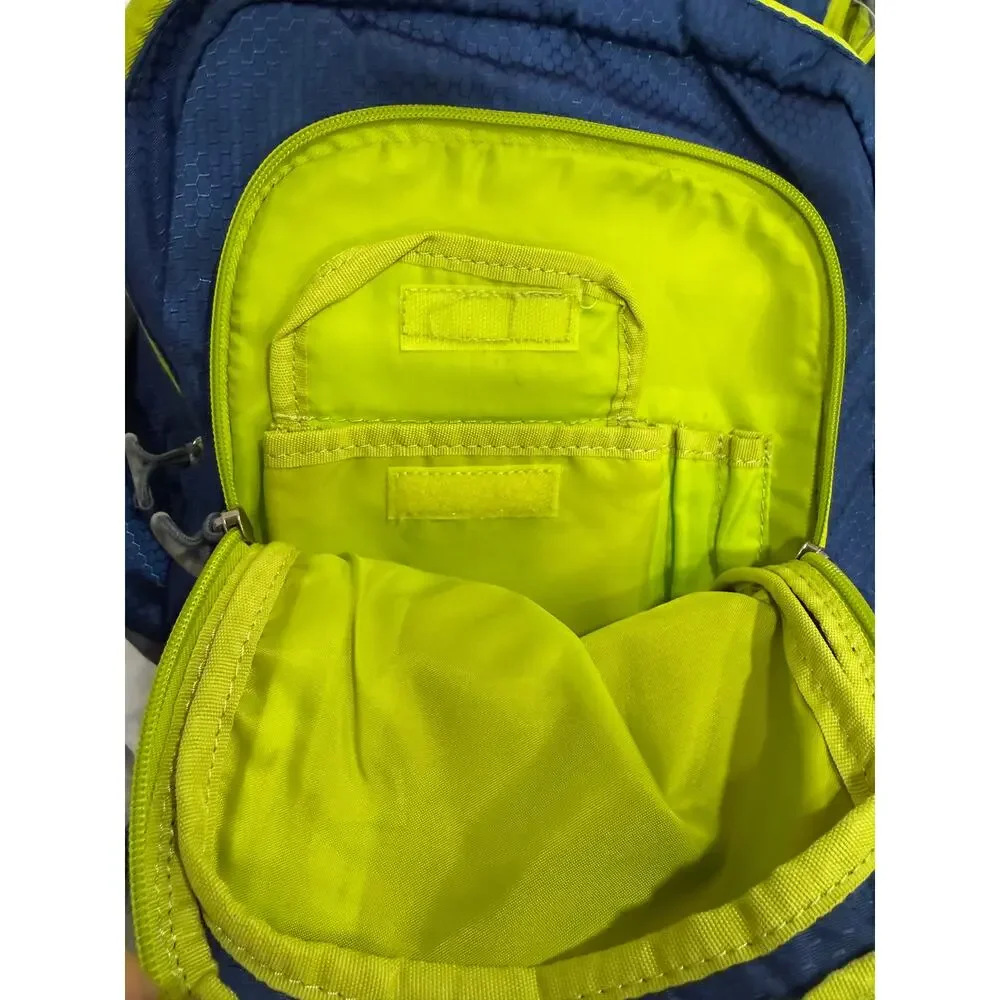 Embark Backpack Laptop School Travel Hiking Navy Lime Multi Pocket Target 18in L